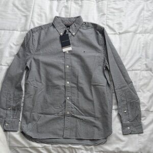 Tommy Hilfiger Black and White Gingham Shirt